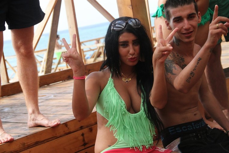 Cyan Beach Bar on Sunday